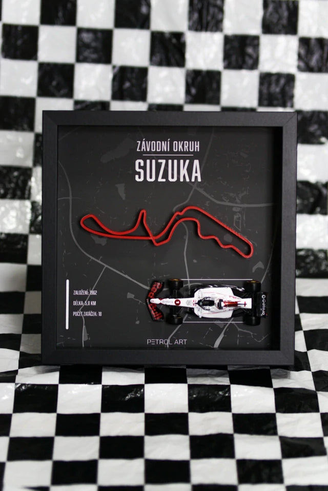 3D obraz Petrol Art – Max Verstappen, Suzuka