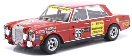 Model WERK83 v měřítku 1:18 Mercedes-Benz 300 SEL 6.8 AMG #56 H. Heyer 200 Miles Nürburgring 1972