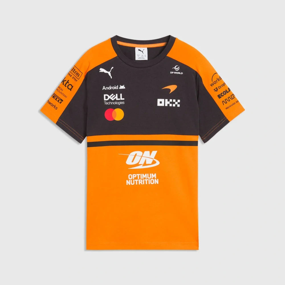 Dětské týmové tričko McLaren F1 x Puma s logy sponzorů – Team Edition