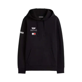 Černá mikina s kapucí Cadillac F1 x Tommy Hilfiger - týmová edice