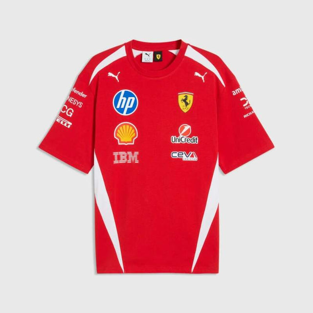 Tričko Scuderia Ferrari F1 s logy sponzorů x Puma - DRIVERS edice