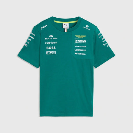 Dětské tričko Aston Martin F1 Team 2026 – zelené