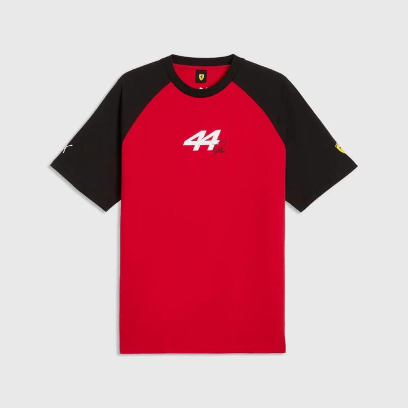 Tričko Lewis Hamilton Scuderia Ferrari F1 x Puma - fanouškovská edice