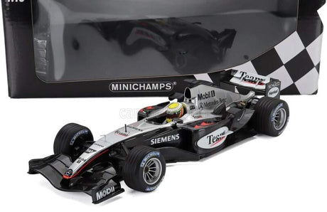 Model Minichamps McLaren MP4/19 Lewis Hamilton v měřítku 1:18 - test Silverstone 2004