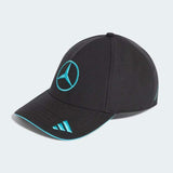 Černá kšiltovka George Russell Mercedes AMG Petronas F1 x Adidas - týmová edice