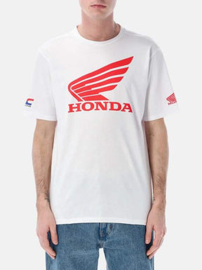 Fanouškovské tričko HRC Honda s velkým logem bílé