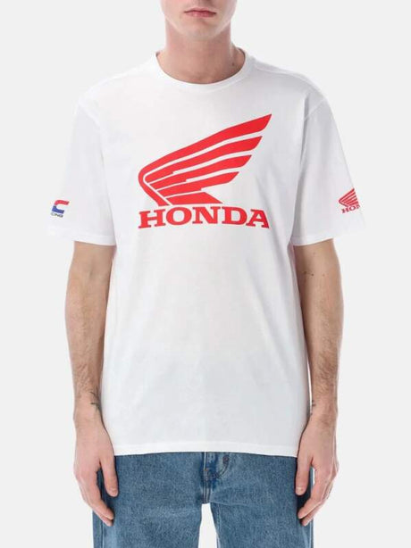 Fanouškovské tričko HRC Honda s velkým logem bílé