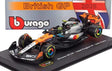 Model McLaren F1 MCL39 BBurago #4 Lando Norris Silverstone 2025 v měřítku 1:43 - Signature