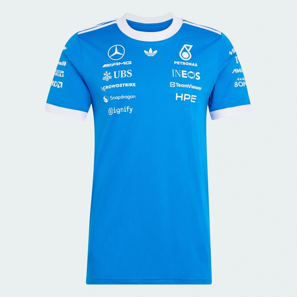 Tričko Mercedes-AMG Petronas F1 Team – Silverstone 2026 Edition, modré
