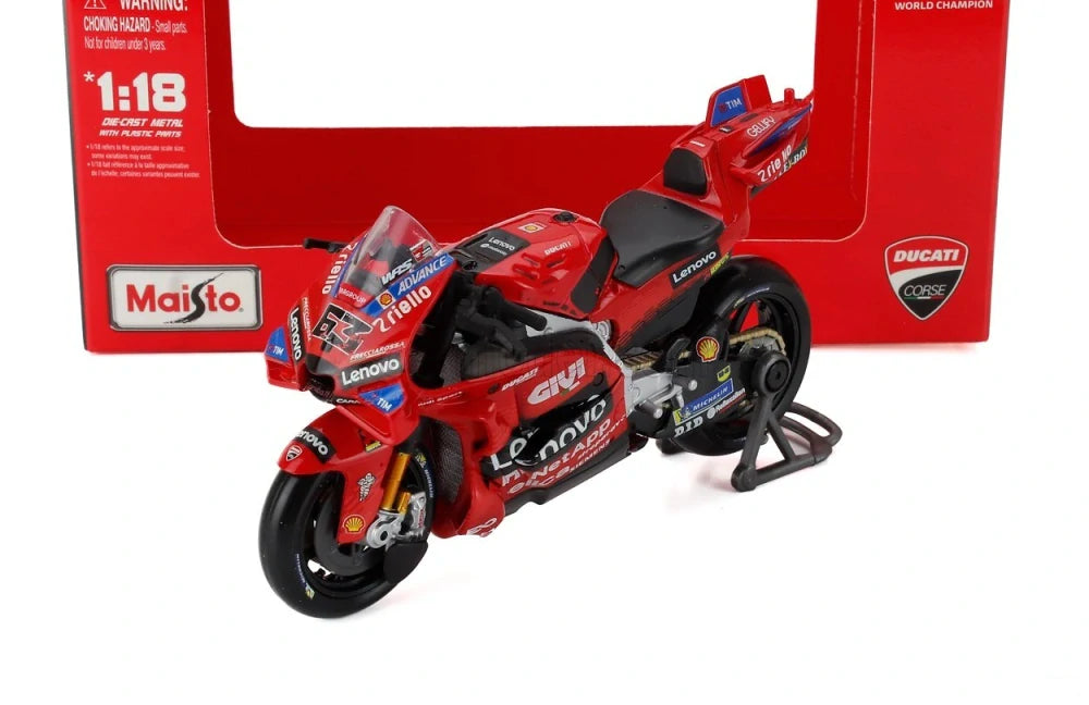 Model Maisto Ducati MotoGP GP25 v měřítku 1:18 – Francesco Bagnaia #63