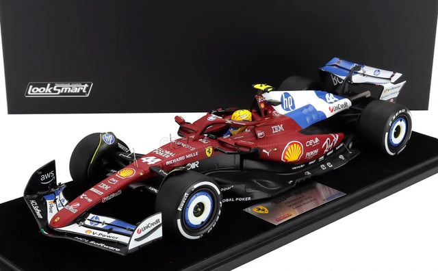 Model LookSmart Scuderia Ferrari SF-25 L. Hamilton v měřítku 1:18 – Miami GP 2025