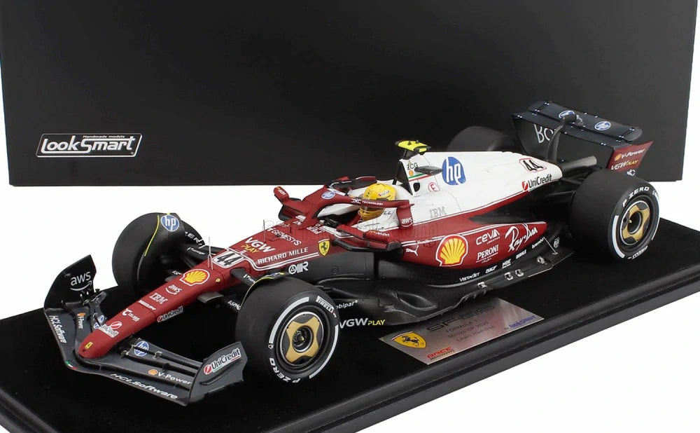 Model LookSmart Scuderia Ferrari SF-25 L. Hamilton v měřítku 1:18 – Monza GP 2025