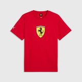 Fanouškovské tričko Scuderia Ferrari F1 x Puma s velkým štítem – červené