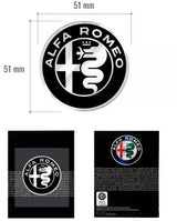 Samolepka Alfa Romeo Gear shift 51 mm