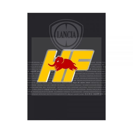 Samolepka Lancia HF 3D LOGO