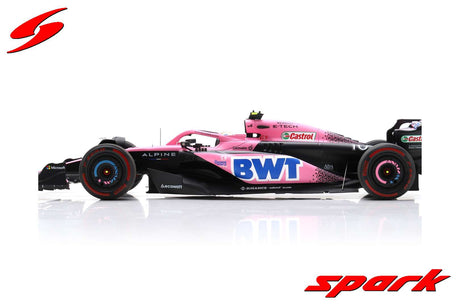 Model Spark BWT Alpine F1 Team A523 Pierre Gasly v měřítku 1:18, GP Bahrajnu 2023