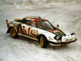 Model Lancia Stratos HF, č. 1, Alitalia, MS v rallye, Rallye Monte Carlo, vítěz Rallye Monte Carlo, série s figurkami, S. Munari/S. Maiga, 1977