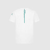 Aston Martin F1 Team dětské fanouškovské tričko GRAPHIC bílé - 152 CM