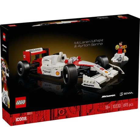 Stavebnice LEGO Icons 10330 McLaren MP4/4 & Ayrton Senna