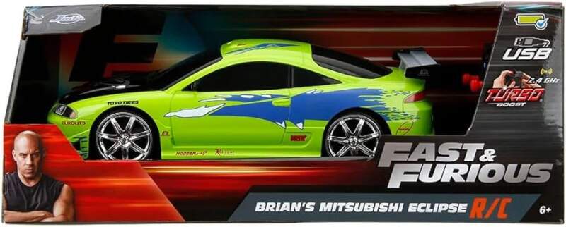 Model Rychle a Zběsile Mitsubishi Eclipse na dálkové ovládání
