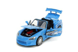 Model Rychle a Zběsile Honda S2000 modrá