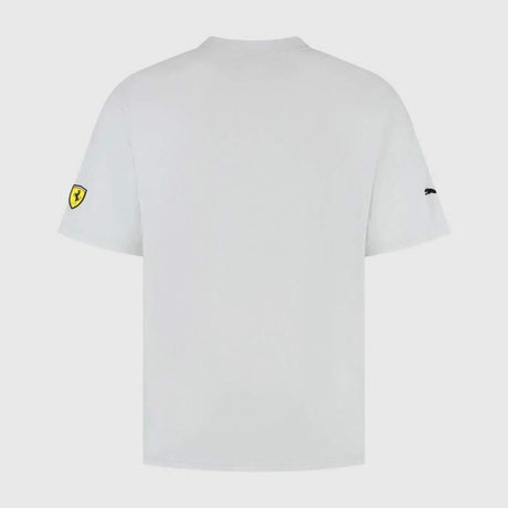 Volnočasové tričko Scuderia Ferrari F1 s motivem SF šedé