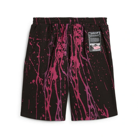 Šortky Puma Formula 1 Splash – černo-růžové