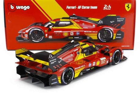Model Bburago Ferrari 499P č. 50, vítěz Le Mans 2024