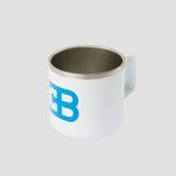 Bílý hrnek Bugatti s logem