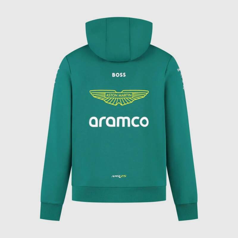 Týmová mikina Aston Martin F1 Team s logy sponzorů