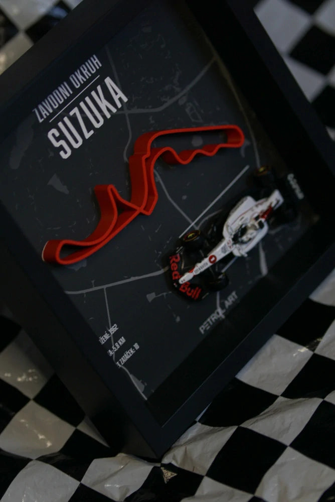 3D obraz Petrol Art – Max Verstappen, Suzuka