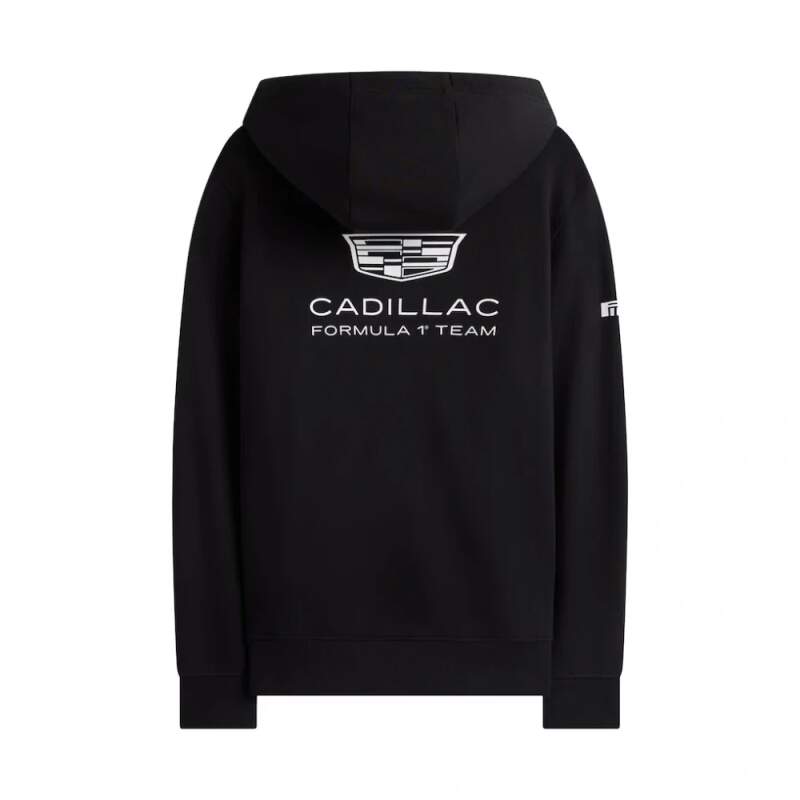 Černá mikina s kapucí Cadillac F1 x Tommy Hilfiger - týmová edice