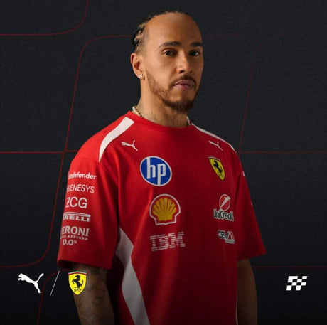 Tričko Scuderia Ferrari F1 s logy sponzorů x Puma - DRIVERS edice