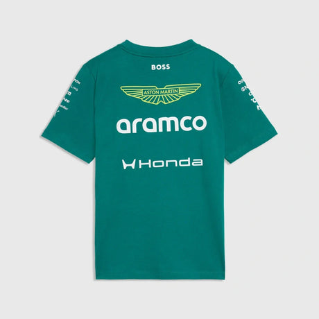 Dětské tričko Aston Martin F1 Team 2026 – zelené
