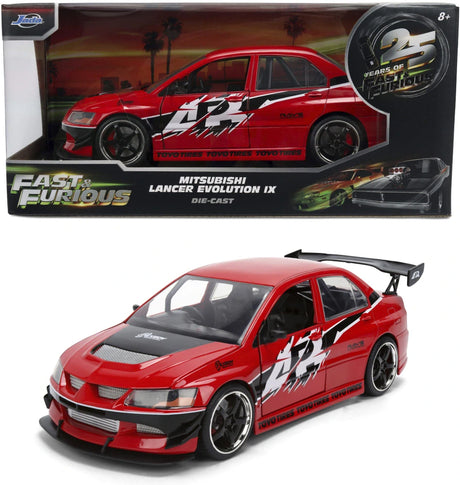 Model Jada Rychle a zběsile Mitsubishi Lancer Evolution IX v měřítku 1:24 – Tokyo Drift 2006