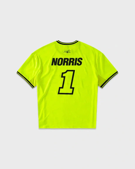 Tričko Lando Norris LN4 GRANDSTAND #1 – neonově žluté