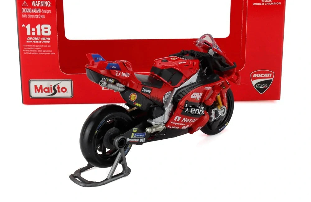 Model Maisto Ducati MotoGP GP25 v měřítku 1:18 – Francesco Bagnaia #63
