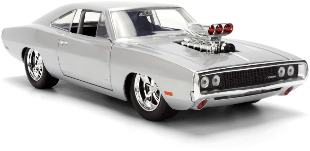Model Jada Rychle a zběsile 1970 Dodge Charger R/T v měřítku 1:24 – 25th Anniversary Silver