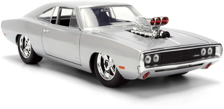 Model Jada Rychle a zběsile 1970 Dodge Charger R/T v měřítku 1:24 – 25th Anniversary Silver