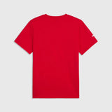 Fanouškovské tričko Scuderia Ferrari F1 x Puma s velkým štítem – červené