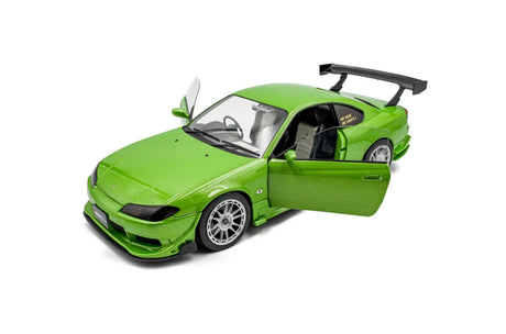 Model Solido Nissan Silvia S15 Spec-R 1999 v měřítku 1:18 – zelený