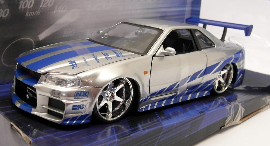 Model Rychle a Zběsile Nissan Skyline R34 2002