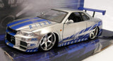 Model Rychle a Zběsile Nissan Skyline R34 2002