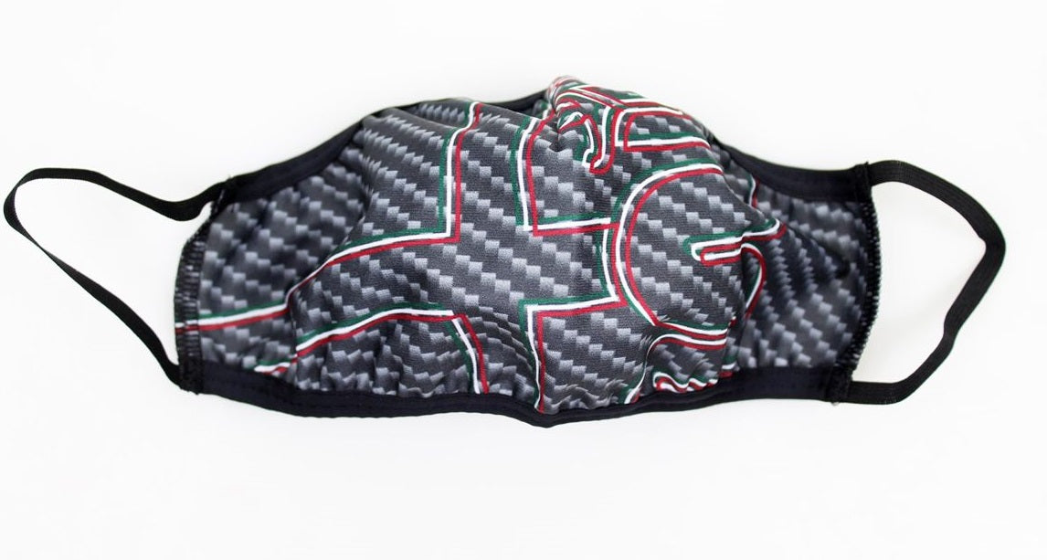 Rouška Alfa Romeo Carbon černá oficiální produkt