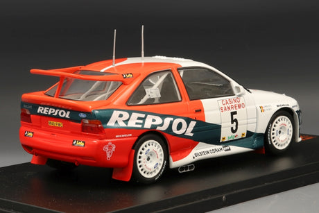Model IXO Ford Escort RS Rally San Remo 1996 v měřítku 1:24