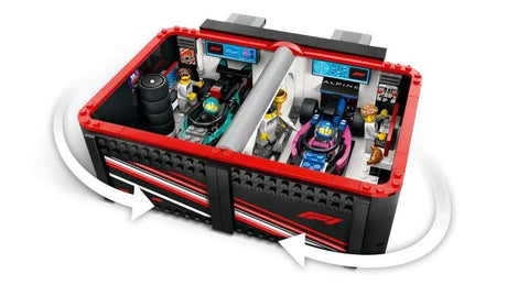 LEGO stavebnice Alpine/Mercedes - garáž Formule 1 - edice city