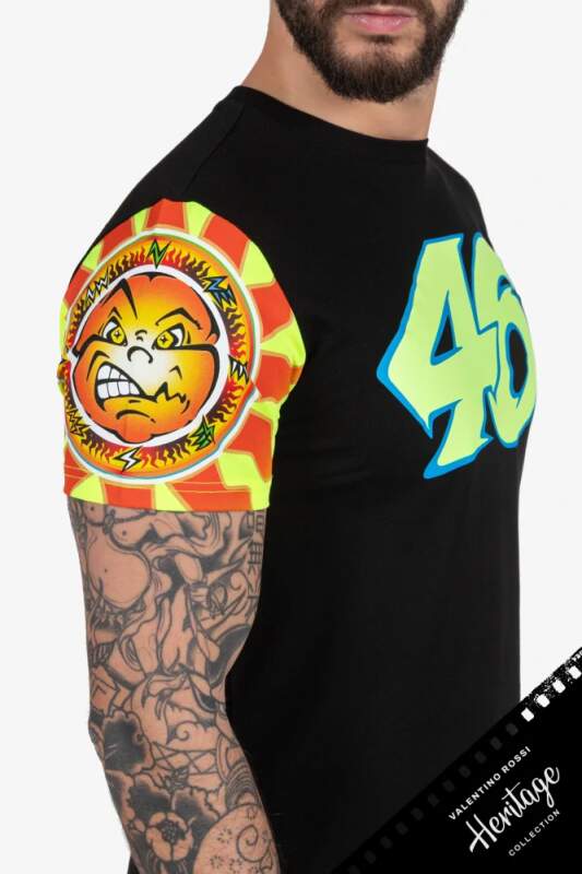 Dámské tílko VR46 Valentino Rossi - Heritage černé