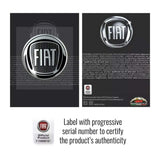 Fiat logo samolepka 3D černá 58mm