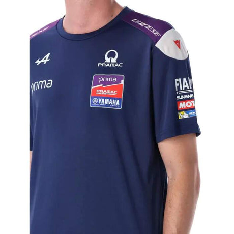 Týmové tričko Yamaha Pramac s logy sponzorů