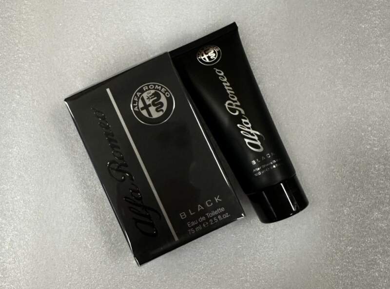 Alfa Romeo Black Eau De Toilette 75 ml + After Shave balzám 100 ml dárková sada